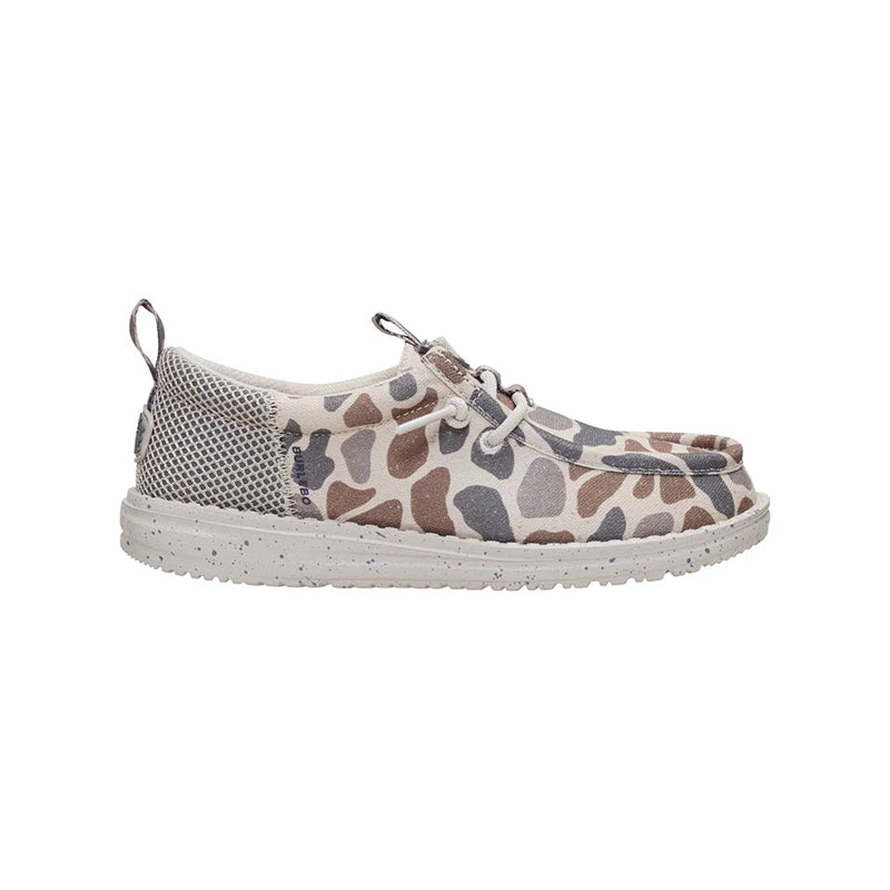 Kid's Grade School Wally Funk Burlebo Taupe/Camo