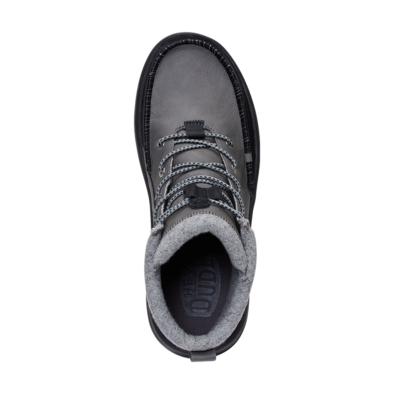 Hey Dude‎ Men\'s Bradley Classic Tumbled Granite Grey Size 14 lightweight wool Hey Dude Men\ main image 4