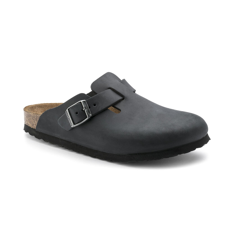 Women's Boston Black Oiled Leather – Tradehome Shoes