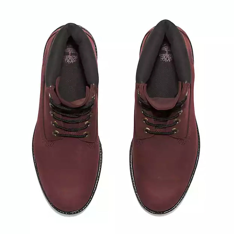 burgundy timberlands mens