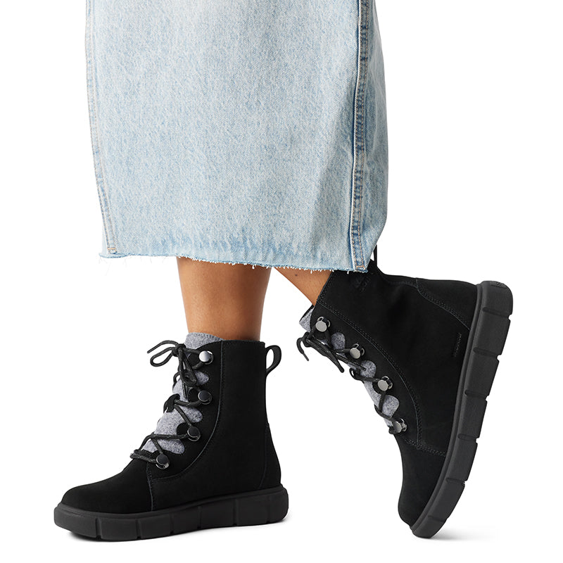 Women's Explorer III Joan Waterproof Black/Black – Tradehome Shoes