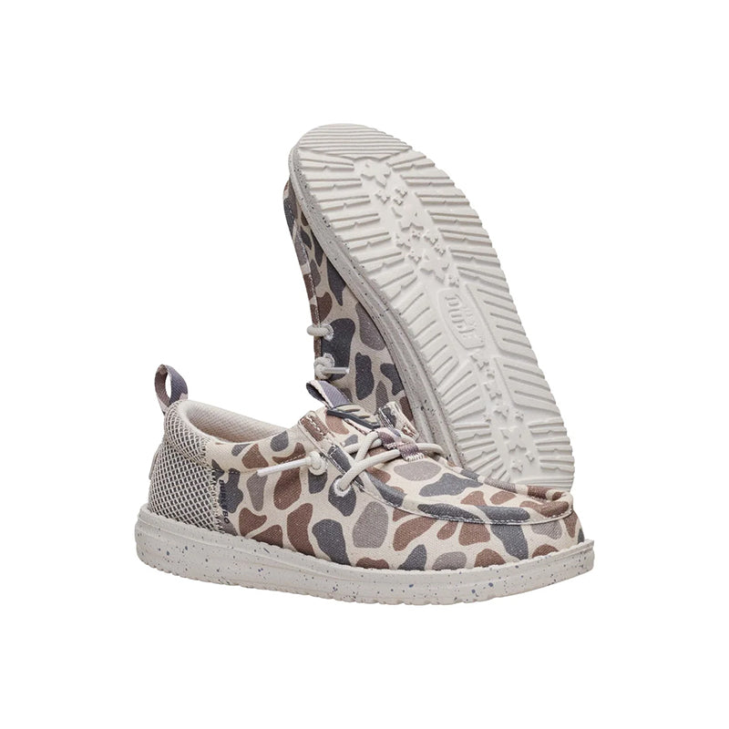 Kid's Preschool Wally Funk Burlebo Taupe/Camo