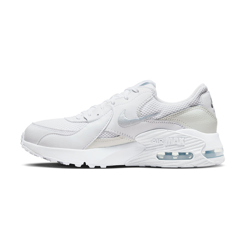 Women's Air Max Excee White/Platinum/White – Tradehome Shoes