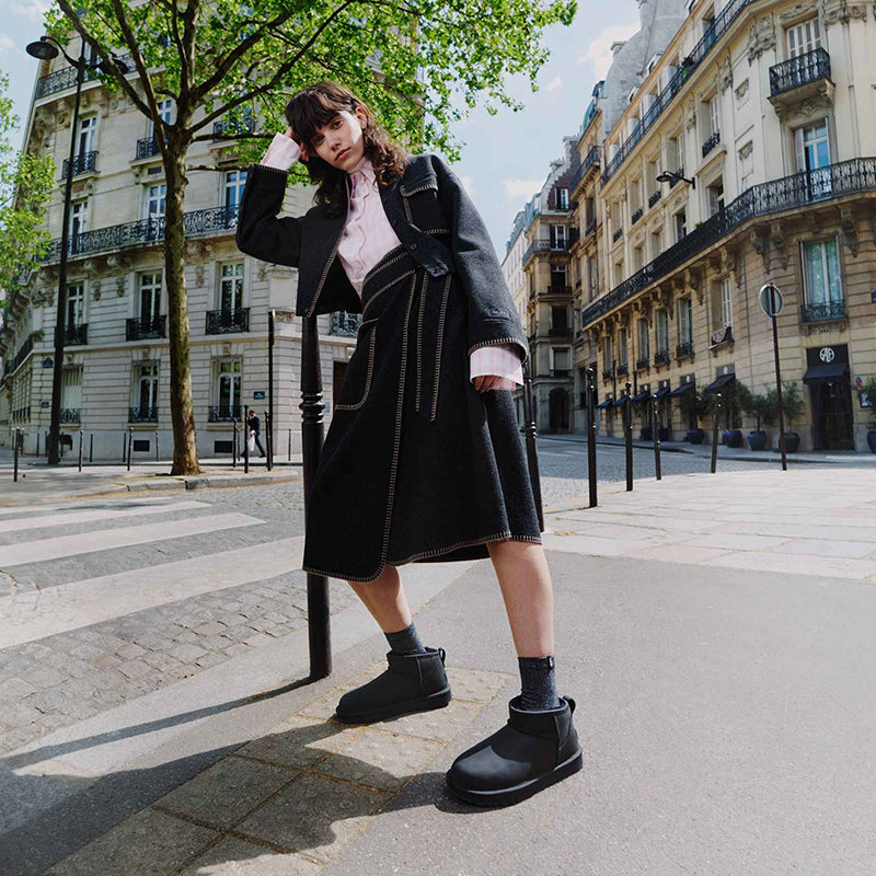 Women's Classic Ultra Mini Leather Black