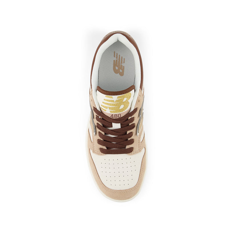 Kid's Grade School 480 Flat Taupe/Rich Oak