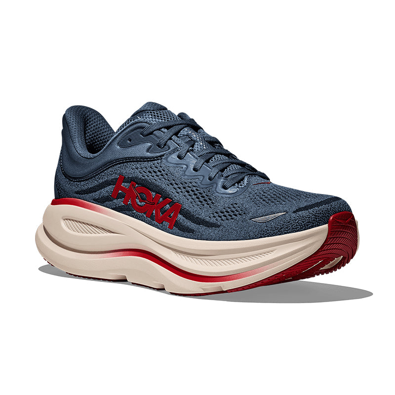 Shop Men's Bondi 9 Thunder Cloud/Vermillion | Men's Performance
