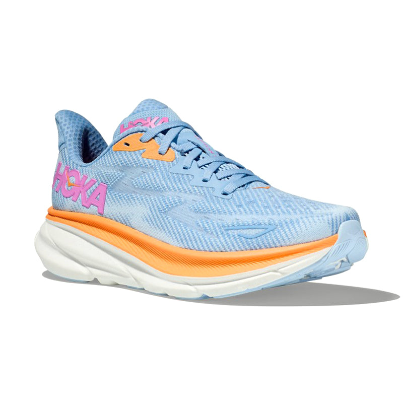 Women's Clifton 9 (WIDE) Airy Blue/Ice Water