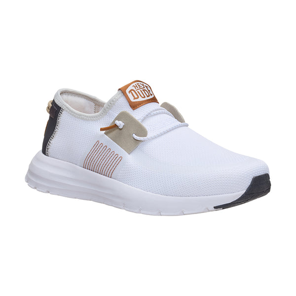 Shop Men's Sirocco Stretch Sox White/Multi | Men's Lifestyle Shoes