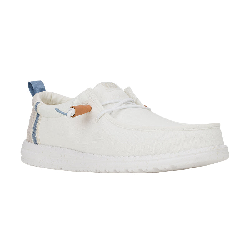 Men's Wally Craft Linen White/Stone Grey