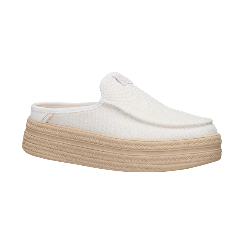 ベティYS Shop Women's Austin Lift Espadrille Woven Egret | Women's Slip Ons