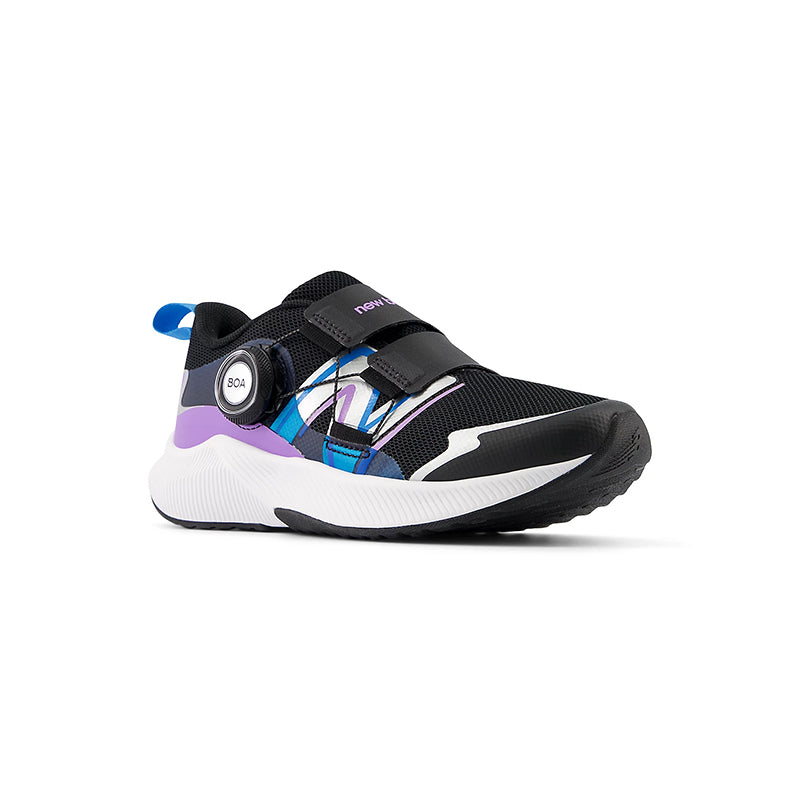 Kid s Grade School DynaSoft Reveal V4 BOA Black Purple Blue Tradehome Shoes