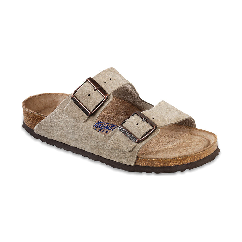 Women's Arizona Soft Footbed Taupe Suede