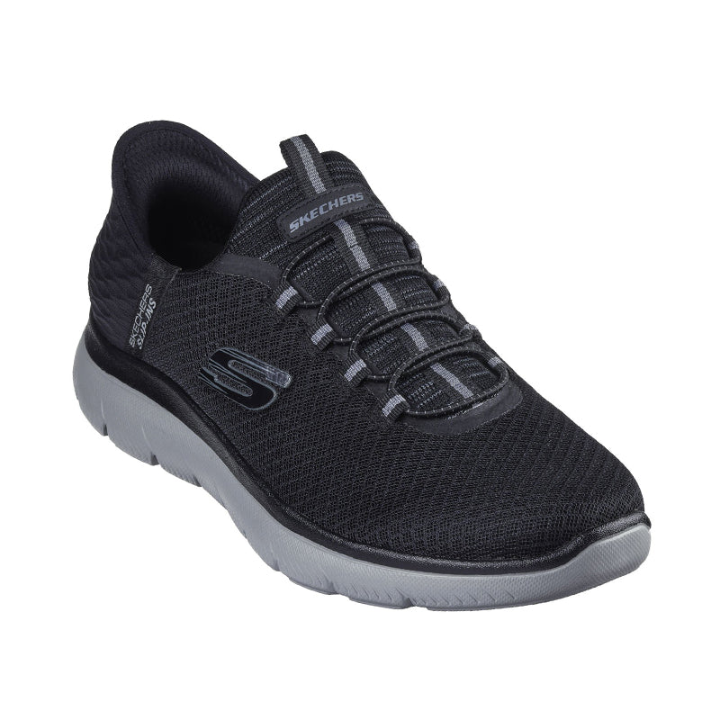 Shop Men's Slip-ins Summits High Range Black Mesh/Trim | Men's