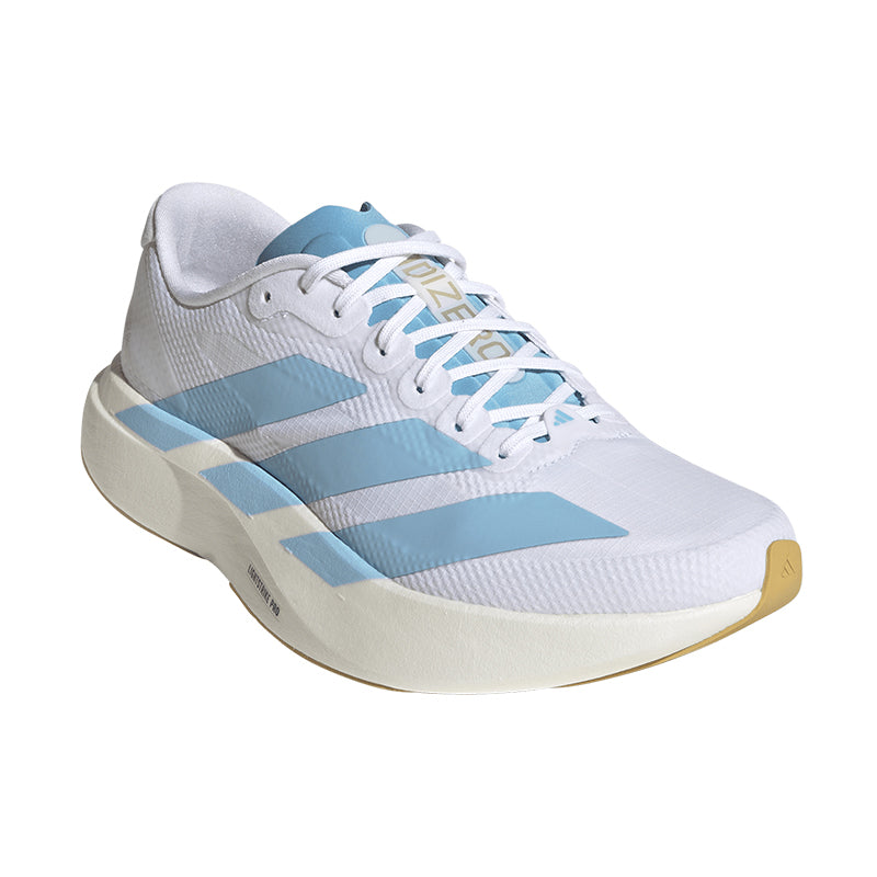 Men's Adizero EVO SL White/Clear Blue/Gold – Tradehome Shoes