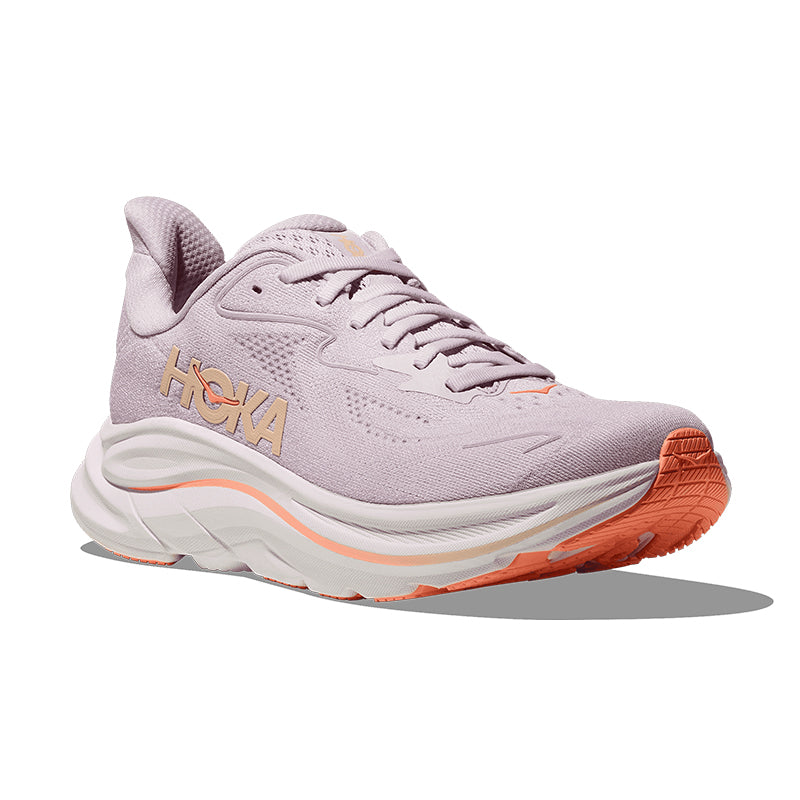 Women's Clifton 10 (WIDE) Lilac Cream/Tangerine Glow – Tradehome Shoes