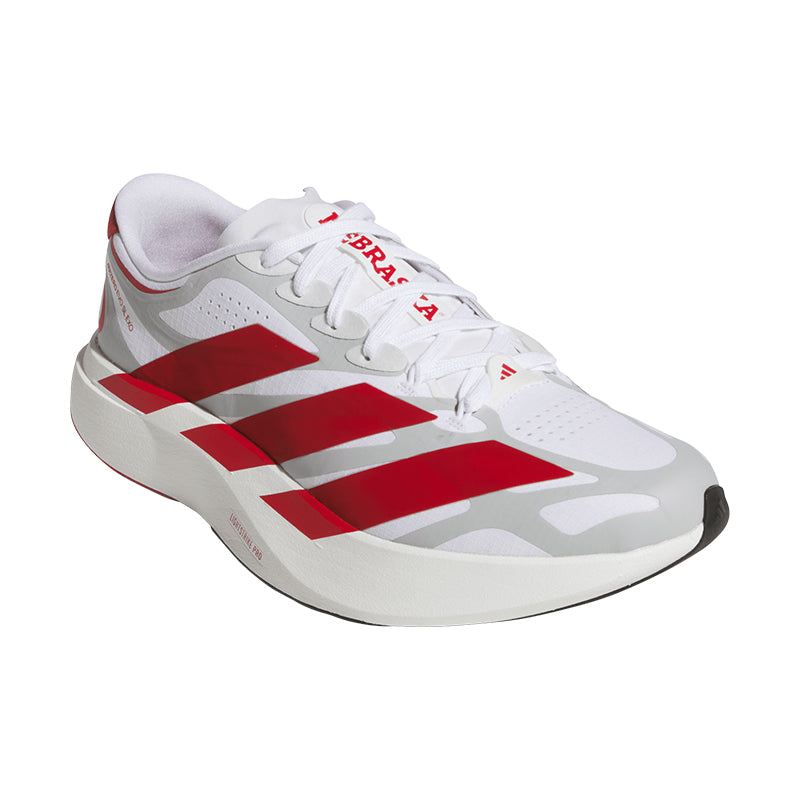 Men's Adizero EVO SL Nebraska White/Power Red/Black