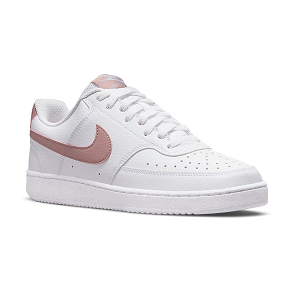 スニーカー NIKE WMNS COURT VISION LOW Women's Court Vision Low Next Nature White/Pink Oxford