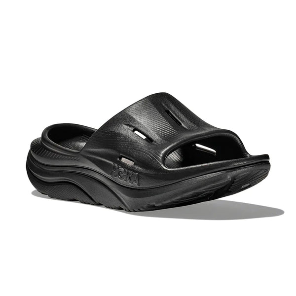 靴 HOKA ORA RECOVERY SLIDE 3 Shop Women's Ora Recovery Slide 3 Black/Black | Women's / Sandals