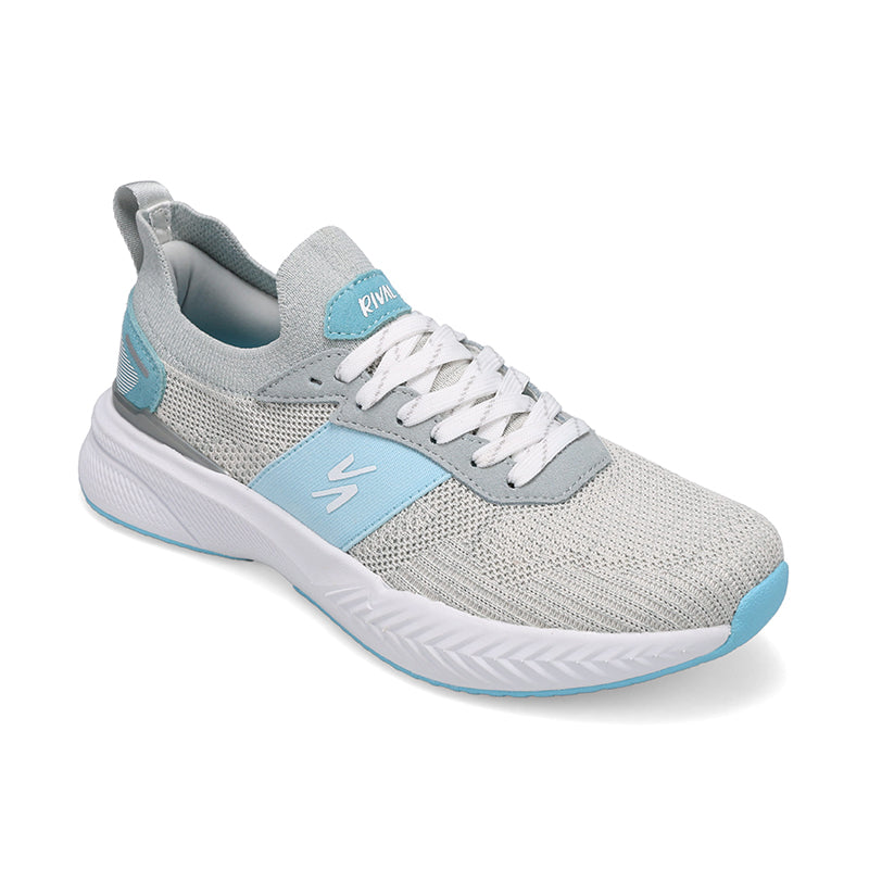 Women's Rally Silver Knit/Sky/Pure White