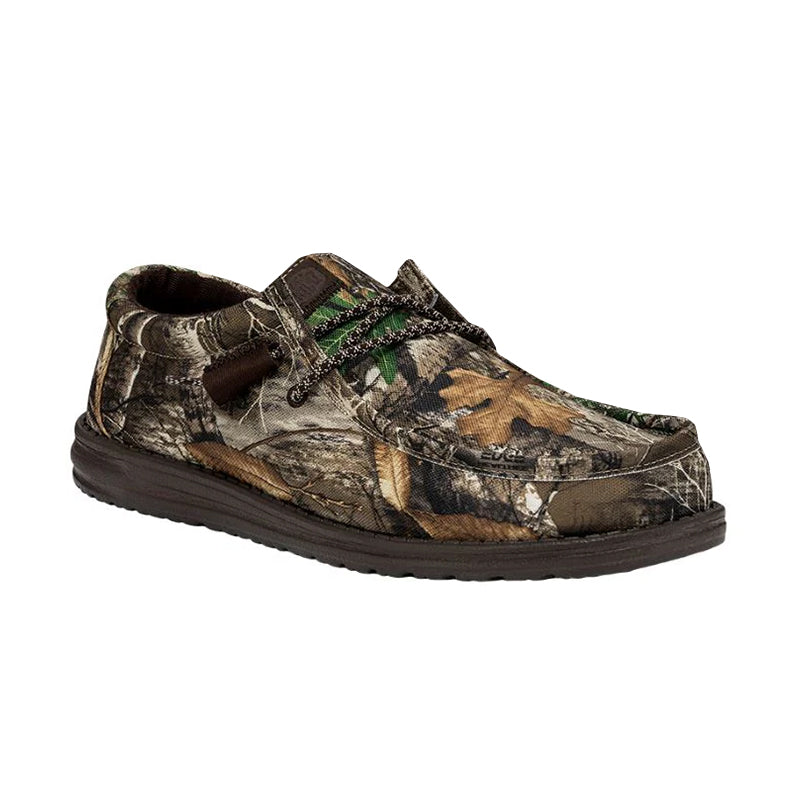 Hey Dude Wally Realtree Edge 12 Men's Brown Hey Dude Wally Realtree Edge 12 Men's Brown