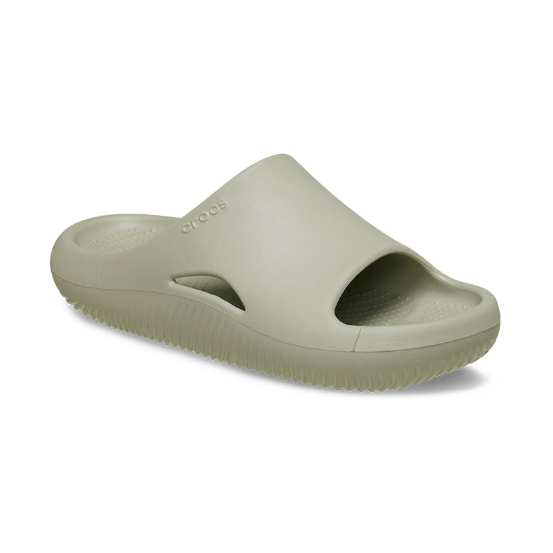 Crocs Mellow Recovery Sandals Mens 13 Light Gray Comfort Sport Slip On Slides Crocs Mellow Recovery Slides Slip On Sandal Atmosphere Gray  main image 2