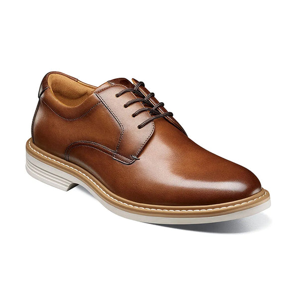 Men's Norwalk Plain Toe Oxford Cognac Smooth – Tradehome Shoes