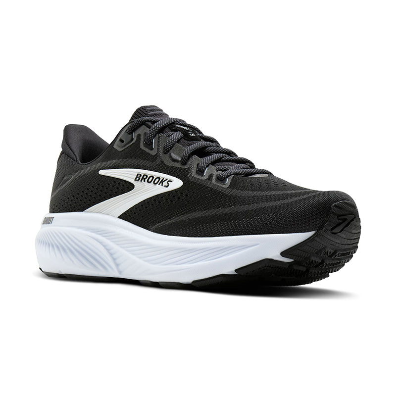 Women's Ghost 18 WIDE Black/Grey/White