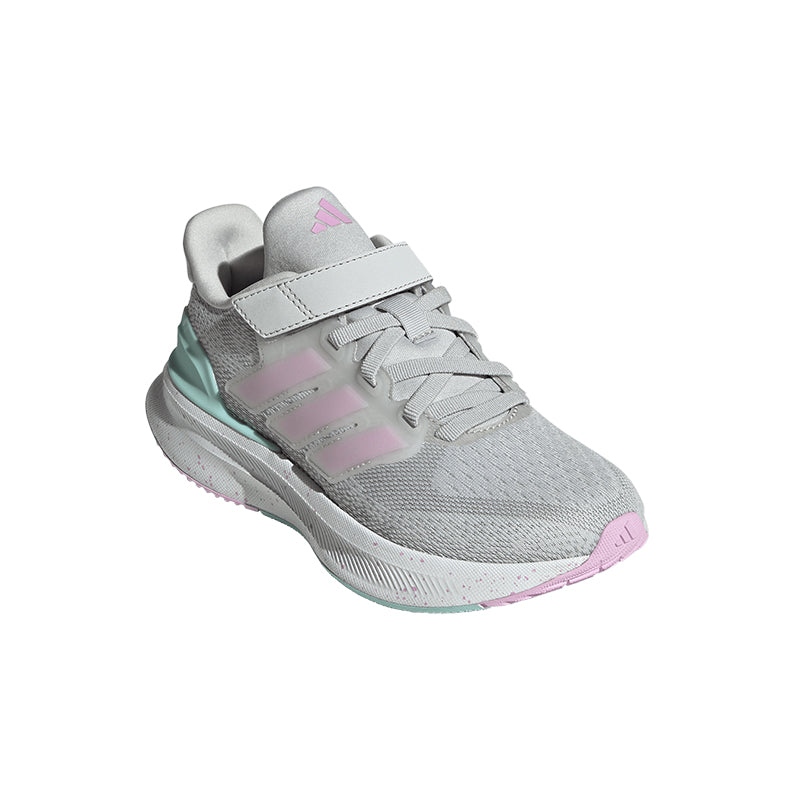 adidas Ultrarun 5 Elastic Lace Shoes - Grey/Bliss Lilac/Semi Flash Aqua