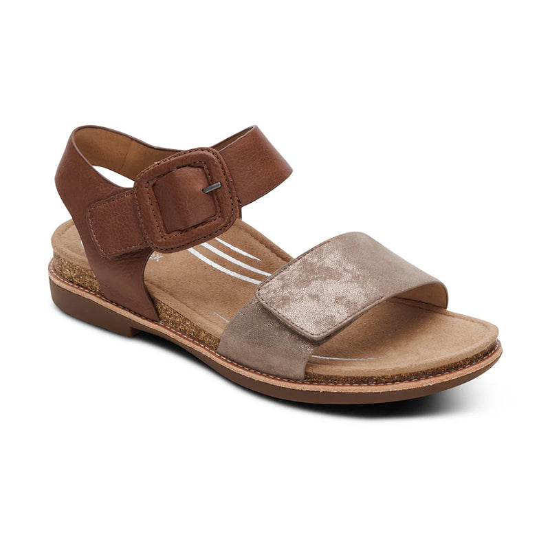 Shop Women's Claire Taupe Multi | Women's Comfort Sandals by