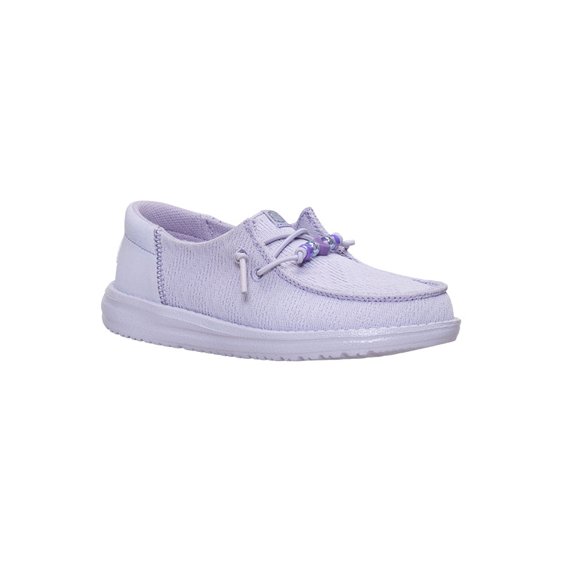 Kid's Grade School Wendy Funk Shoelry Thistle Purple