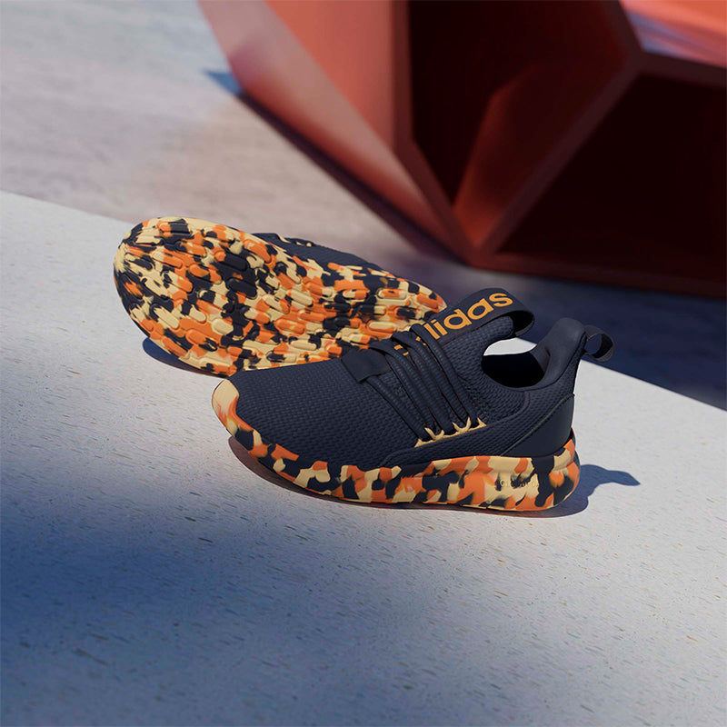 Kid's Preschool Lite Racer Adapt 7.0 Black/Orange/Black