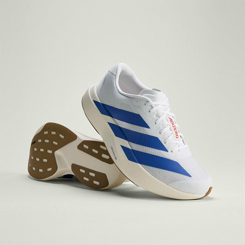 Men's Adizero EVO SL White/Royal Blue/Ruby