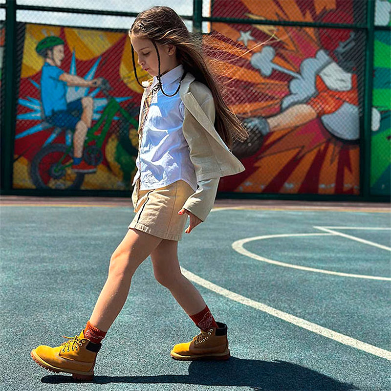 Kid's Toddler 6" Premium Waterproof Wheat Nubuck