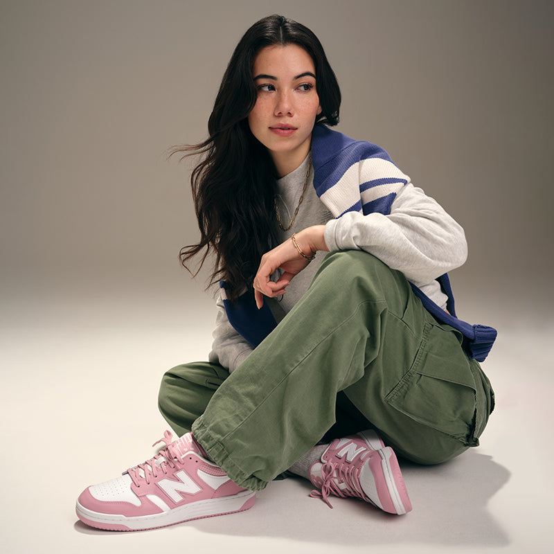 Shop Women's 480 Rose Sugar/White | Women's Street Shoes by New
