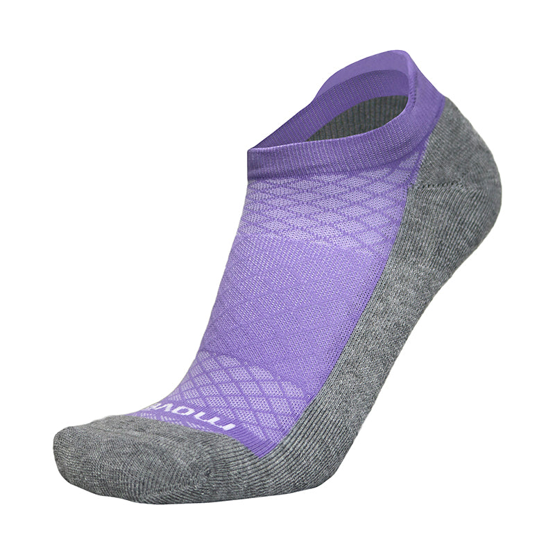 Women's Movere Elevate Tab Low Medium Socks - Purple - Angled Front View - Available at Tradehome Shoes