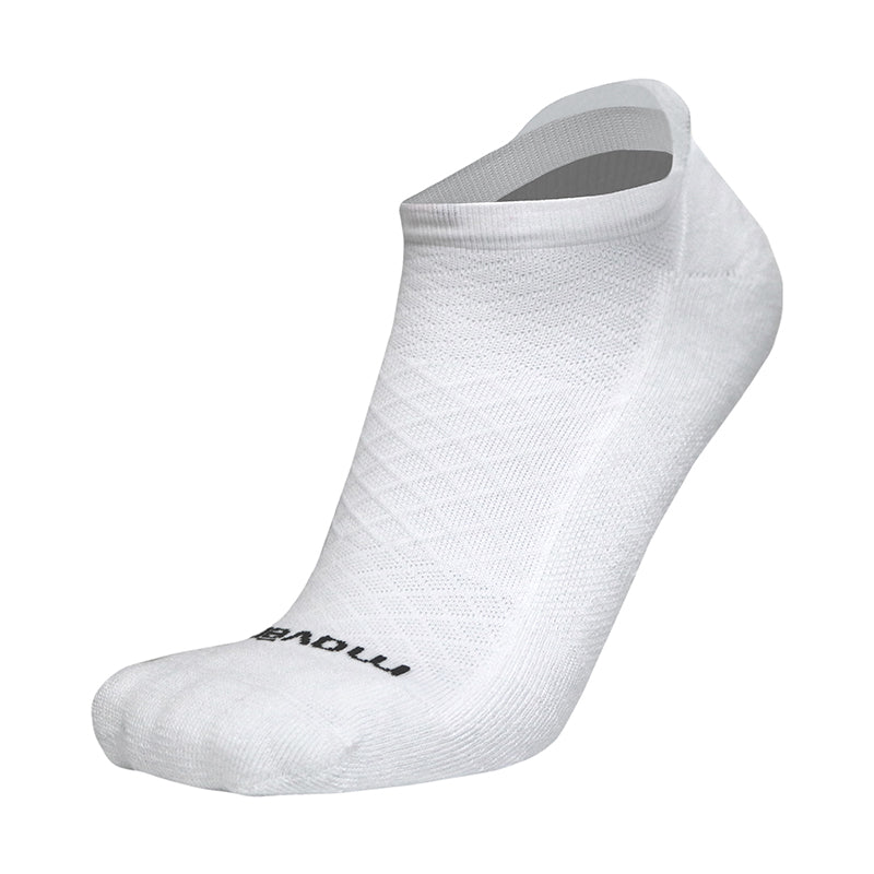 Women's Movere Elevate Tab Low Medium Socks - White - Angled Front View - Available at Tradehome Shoes