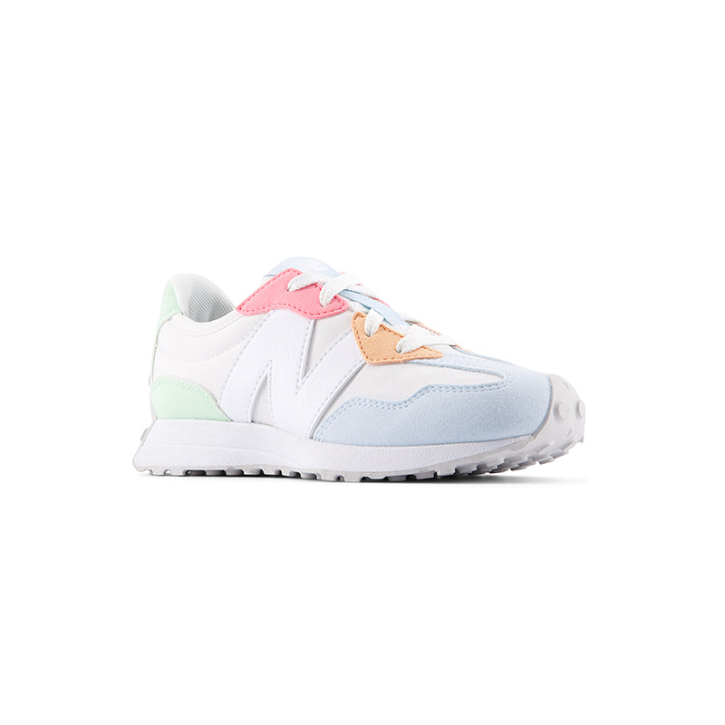 お*ャ様 美品Apple  white New Balance 327 V1 Sneaker – Dark Tan / Cream Suede Retro