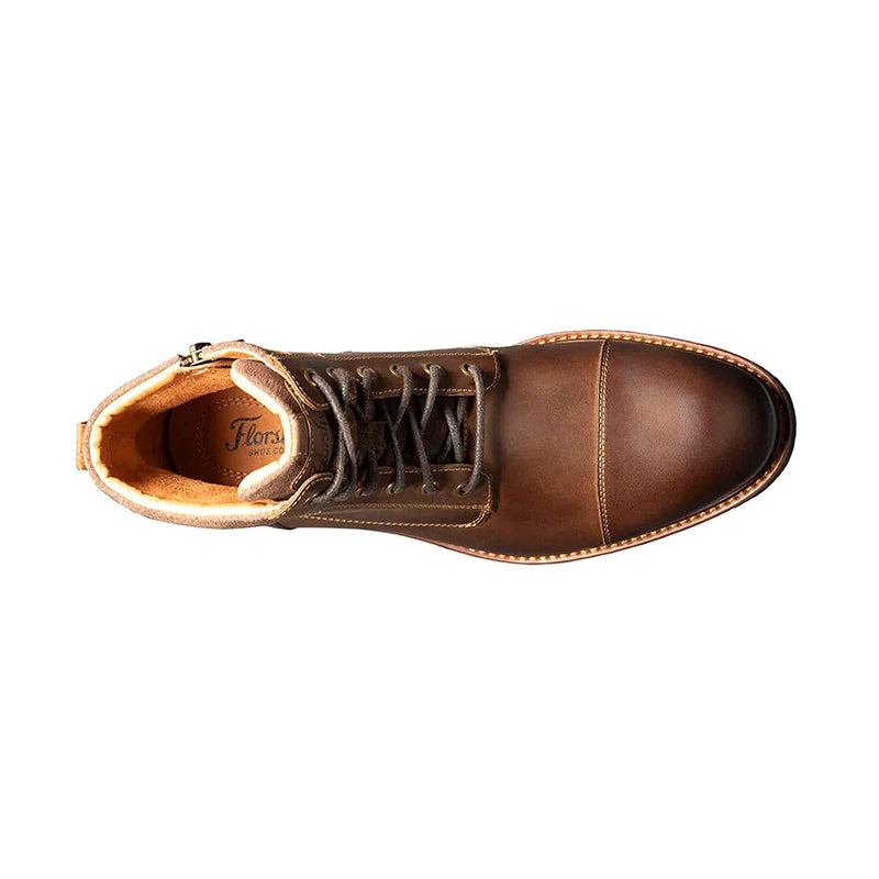 Florsheim Lodge Cap Toe Lace Up Boot 7 Men's Brown