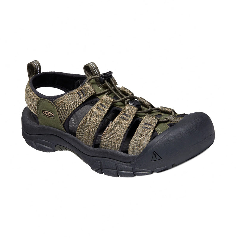 Men's Keen Newport H2 - Forest Night/Black - 45° Angle - Available at Tradehome Shoes