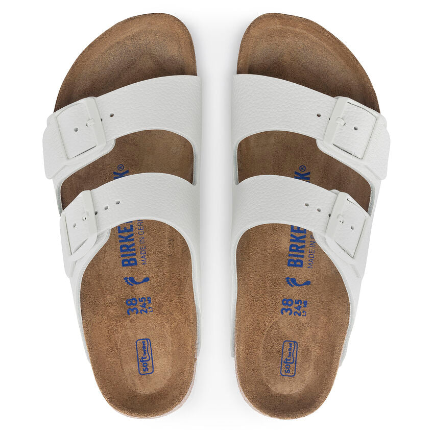小物 RELAXFIT by supermarket BENJAMIN Men's Arizona Soft Footbed White Leather – Tradehome Shoes