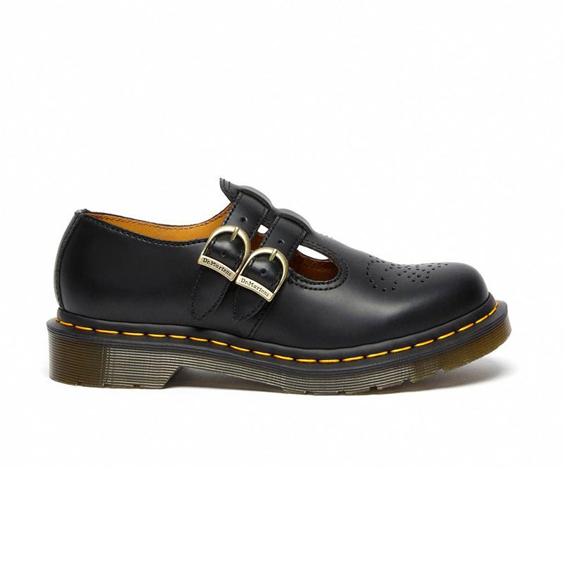 8065 Smooth Leather Mary Jane Shoes in Black | Dr. Martens