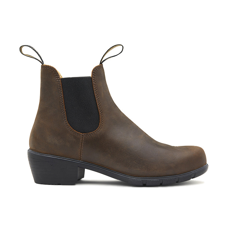 Women's Heeled Boots Antique Brown