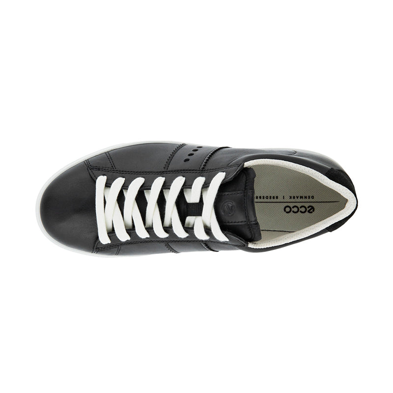 Ecco Women's Retro Sneaker Black/Black | Tradehome Shoes