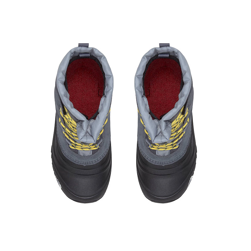 Kid's Preschool Youth Alpenglow V Waterproof Black/Grey