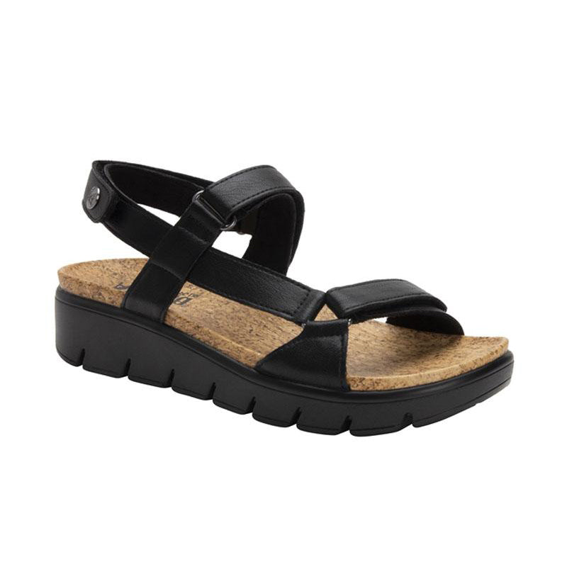 Women's Alegria Henna - Black - 45° Angle - Available at Tradehome Shoes