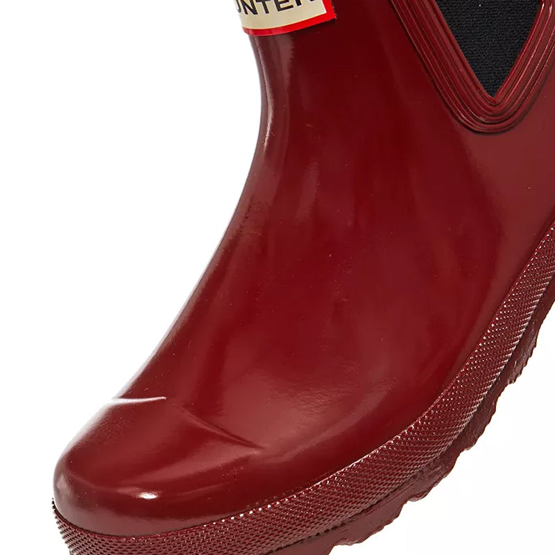 Women's Original Chelsea Boot Gloss Fall Red/Black – Tradehome Shoes