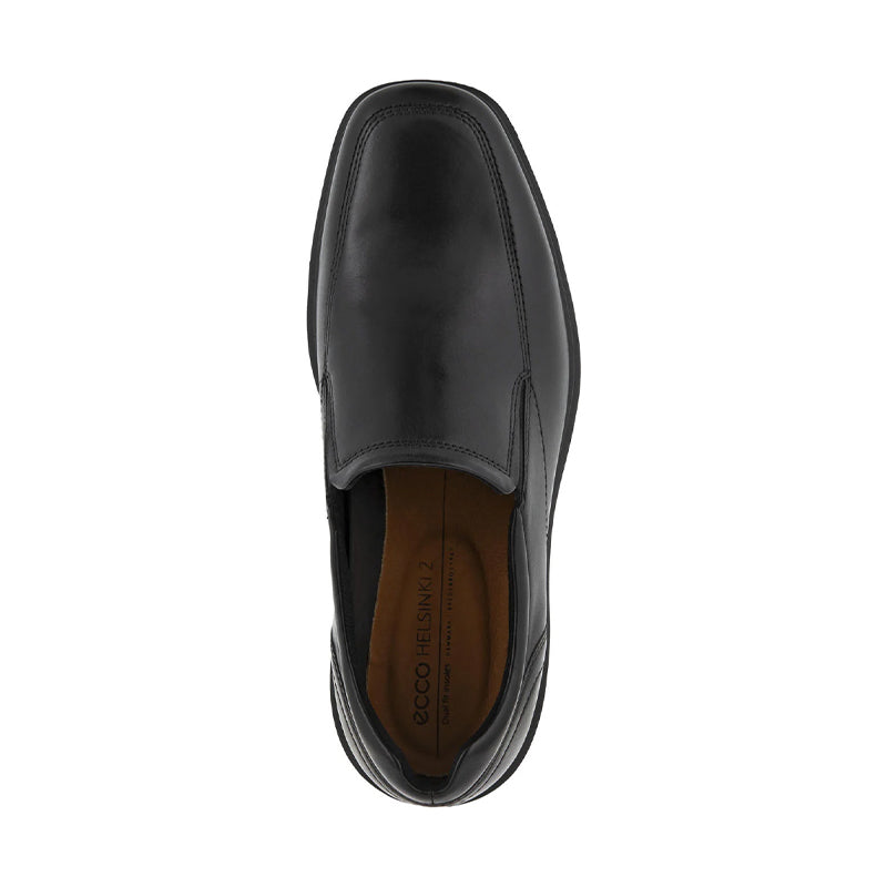 Ecco Helsinki 2.0 apron toe black leather slip on shoes men size 43/9-9.5 dressy Men main image 3