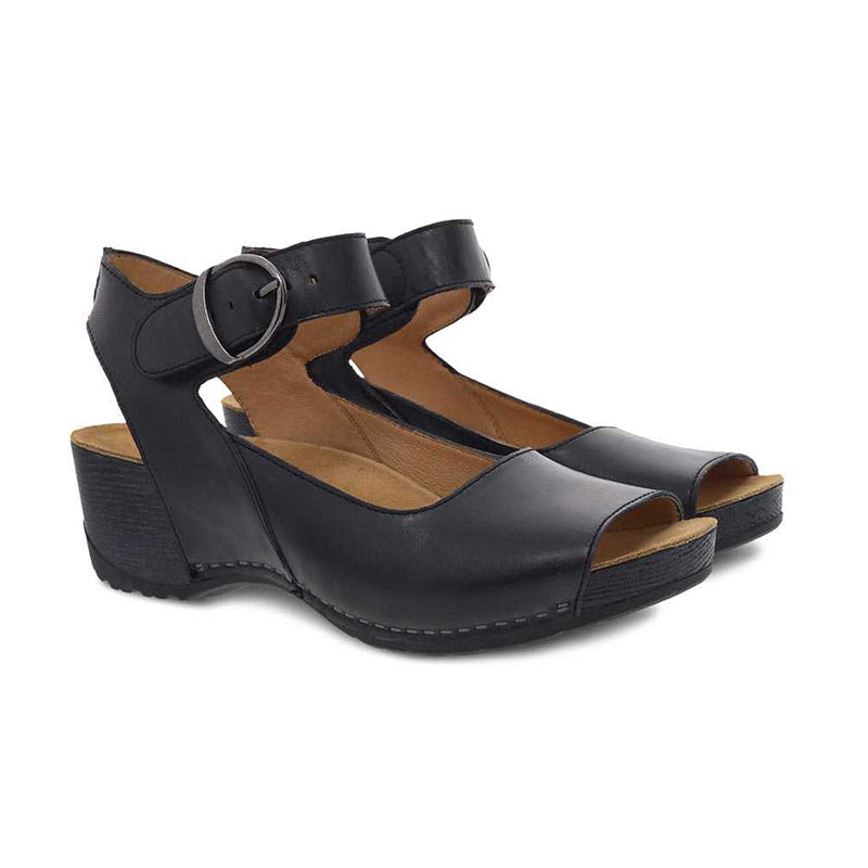 Women's Tiana Black Burnished