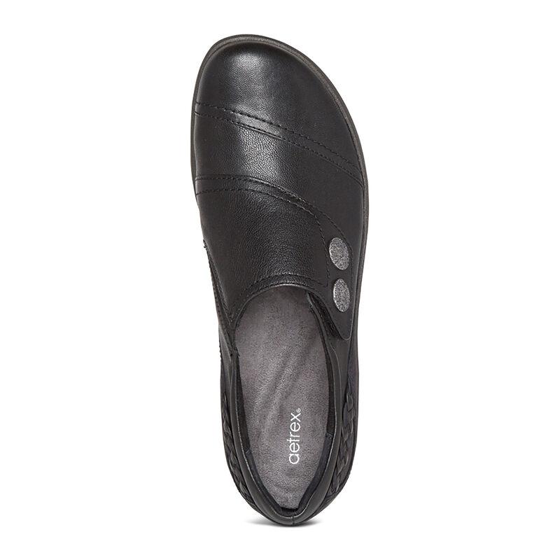 Shop Women's Karina Black | Women's Slip Ons Shoes by Aetrex