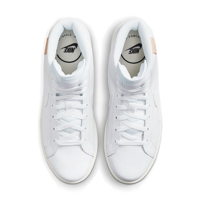 Women's Court Royale 2 Mid White/White